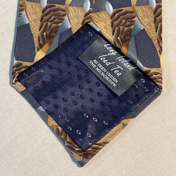 Long Island Iced Tea Necktie Tie Molecular Expressions Cocktail Collection - Picture 5 of 11